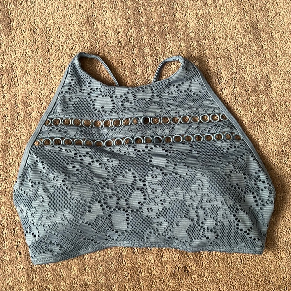 Aerie High Neck Bikini Top